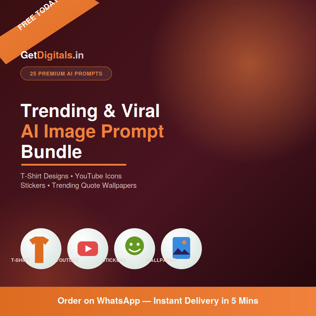 Free AI Image Prompt Bundle — 25 Premium Prompts